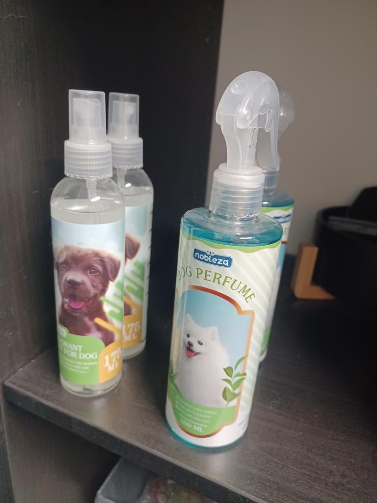 Honden parfum, Ophalen, Nieuw