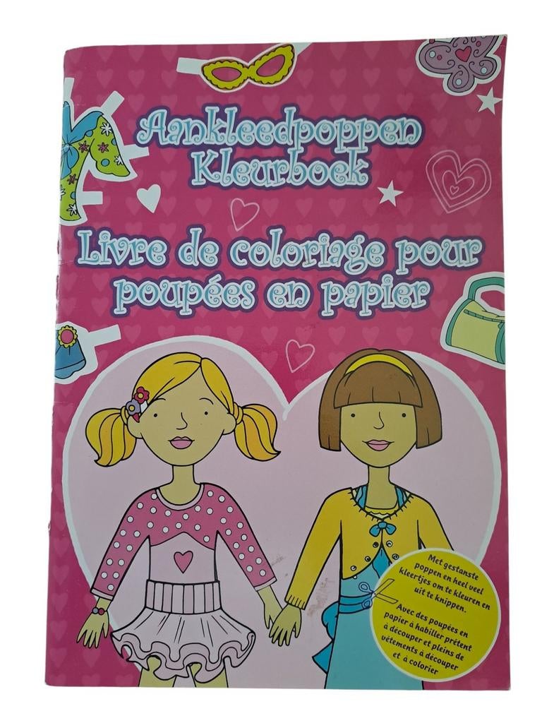 Patricia Fernandez - Poppen Aankleed-en Kleurboek, Non-fictie, Patricia Fernandez, Ophalen of Verzenden, Zo goed als nieuw
