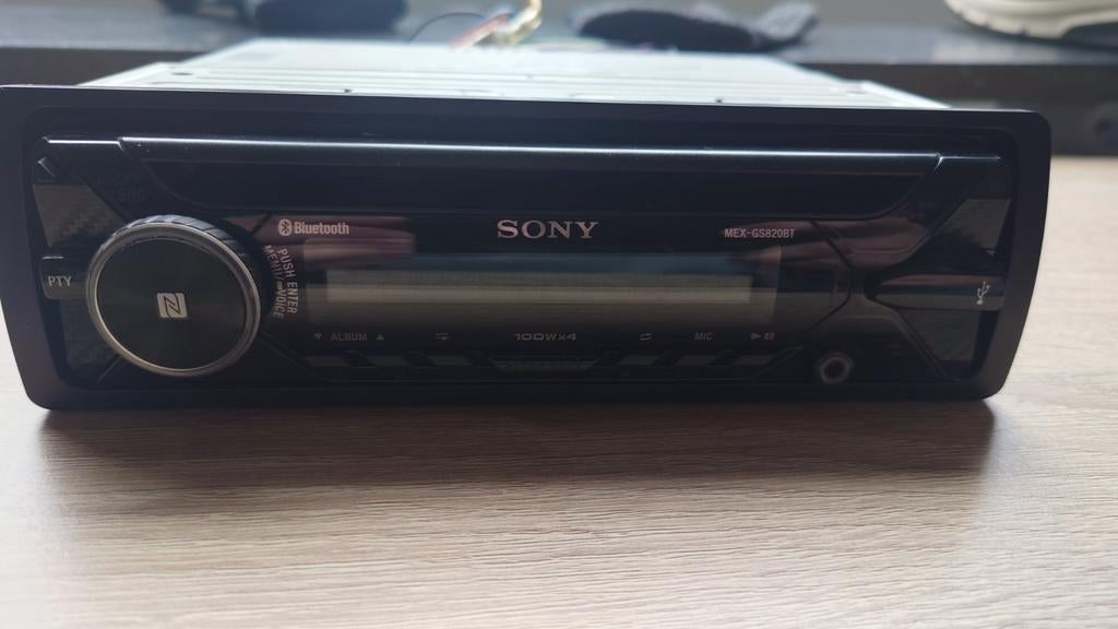 Sony MEX-GS820BT radio, Audio, Tv en Foto, Radio's, Ophalen of Verzenden, Zo goed als nieuw, Radio, Met cd-speler
