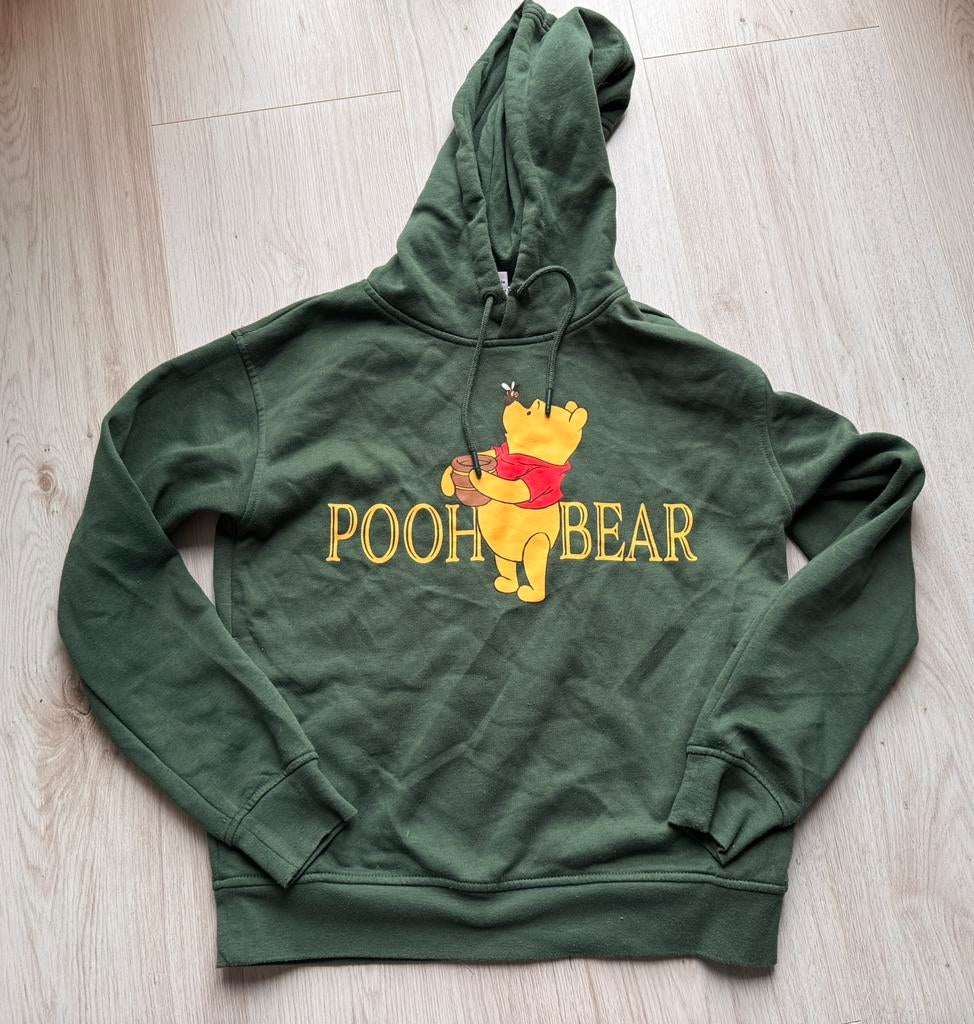 Mooie donkergroene Winnie the pooh hoodie maat XS, Ophalen of Verzenden, Gedragen, Maat 34 (XS) of kleiner, Groen