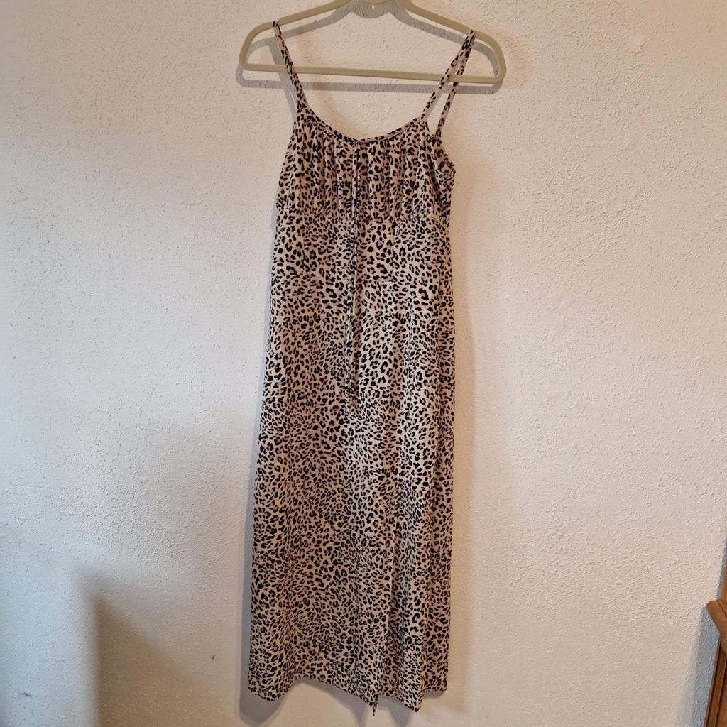 Miss Selfridge Leopard Maxi Jurk – Maat 38 (Nieuw), Maat 38/40 (M), Bruin, Verzenden, Nieuw