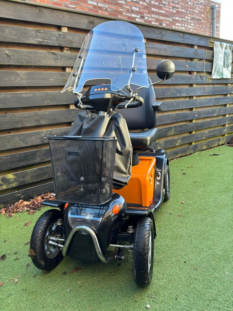 Life & Mobility Solo 4-wiel scootmobiel comfort, Diversen, Gebruikt, 16 km/u of meer, 46 km of meer, Ophalen