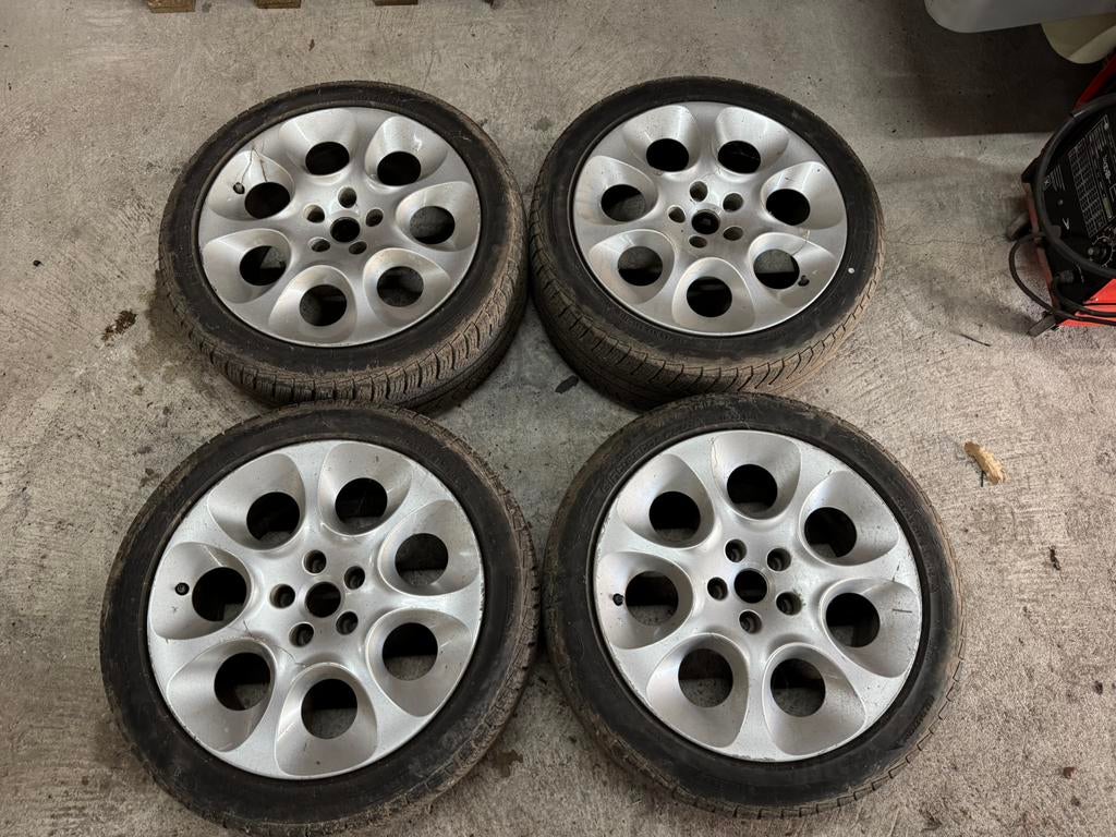 Alfa Romeo 166 17 inch velgen set, Ophalen, Velg(en), 17 inch, All Season