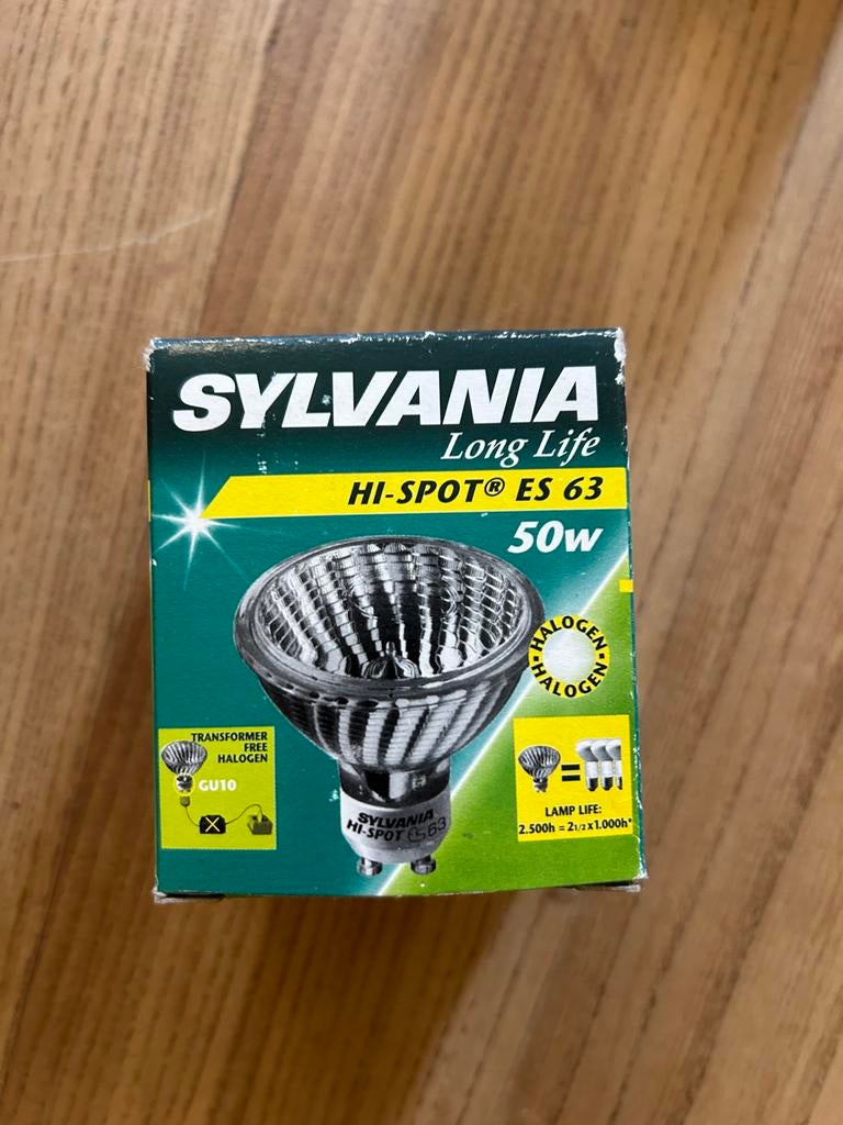 2 Sylvania Hi-Spot 40W E14 Lampen, 30 tot 60 watt, Gebruikt, Halogeen (gloei)lamp, E14 (klein)