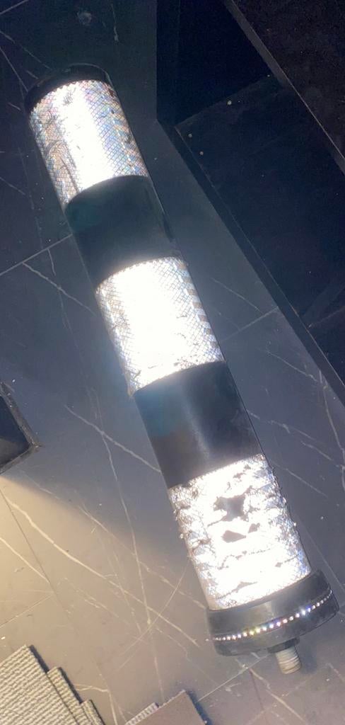 Paaltje reflectie reflector reflecterende paal zwart, Ophalen of Verzenden, Gebruikt, Minder dan 180 cm, Palen
