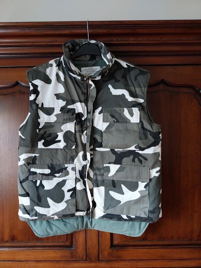 BODYWARMERS / CAMOUFLAGETRUI NIEUW, Kleding | Heren, Bodywarmers, Ophalen of Verzenden, Zo goed als nieuw, Zwart