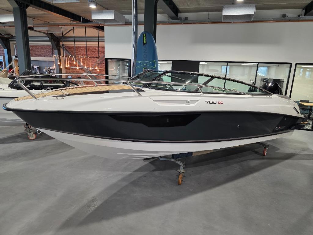 Flipper 700 DC incl. Mercury 250 V8 Verado | Luxe dagcruiser, Watersport en Boten, Speedboten, Ophalen, Nieuw, 200 pk of meer