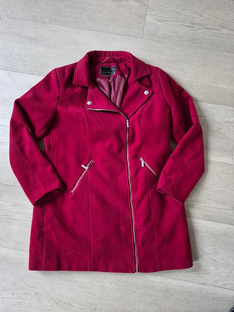 Rode jas bonprix maat 44, Kleding | Dames, Jassen | Winter, Bonprix, Maat 42/44 (L), Ophalen of Verzenden, Zo goed als nieuw