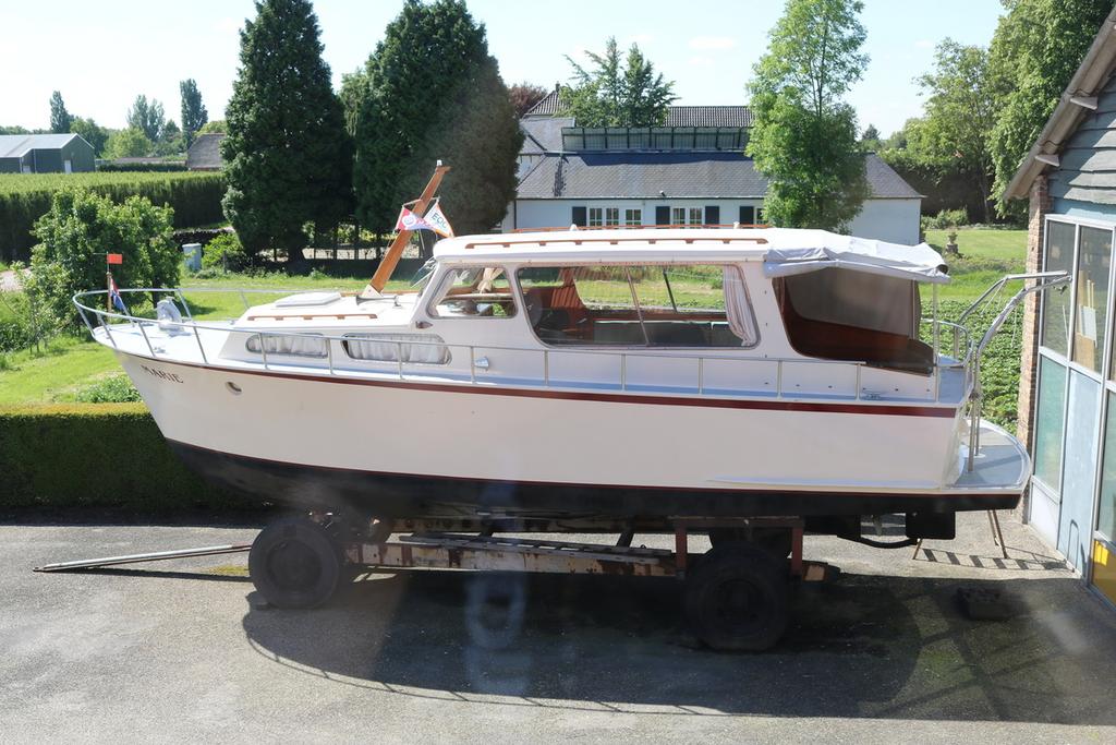 Dolman 960 Motorjacht te koop, Watersport en Boten, Ophalen, Gebruikt, Staal, Diesel