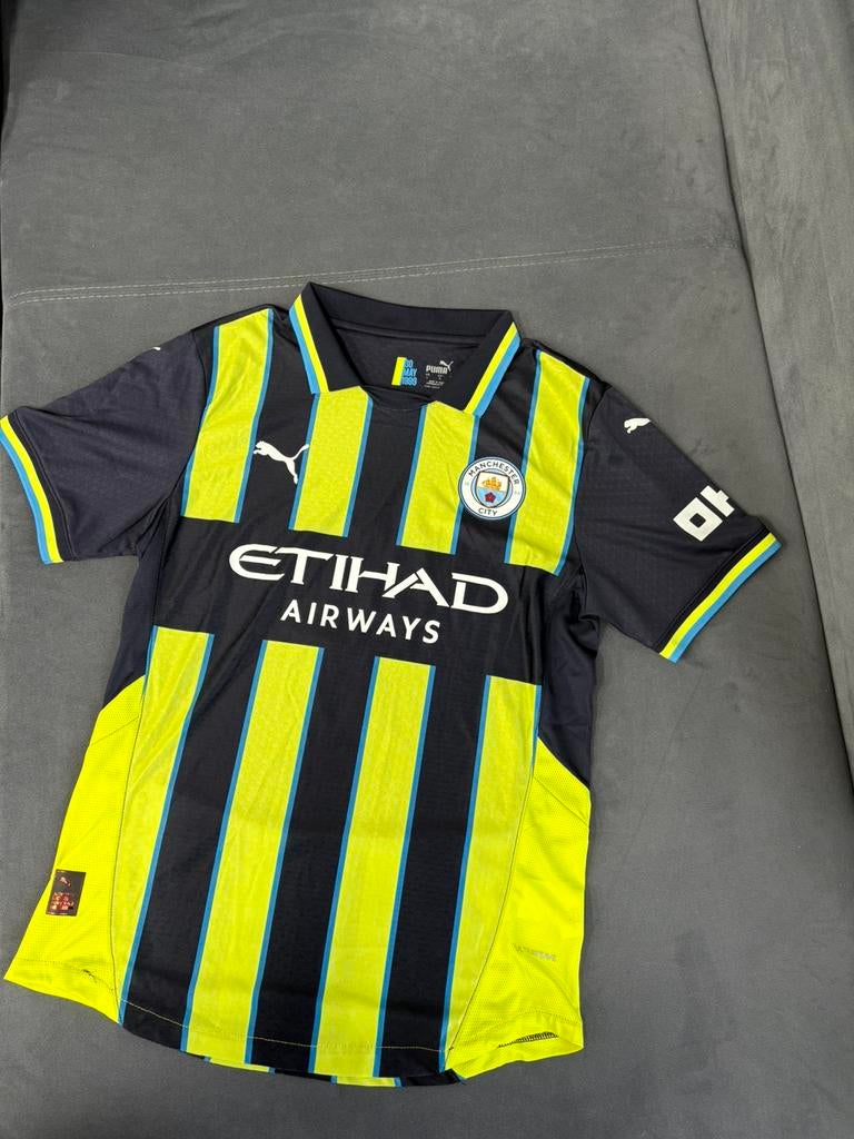 Manchester City shirt, Sport en Fitness, Voetbal, Maat L, Ophalen of Verzenden, Zo goed als nieuw, Shirt