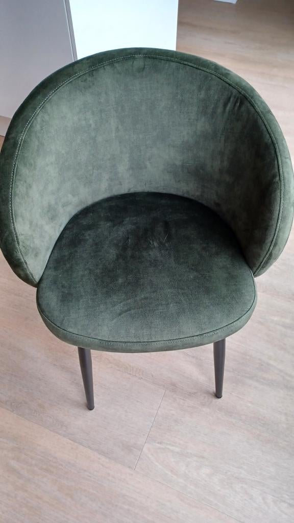 Groene kuipstoel te koop, Ophalen, Overige kleuren, Zo goed als nieuw, Eén