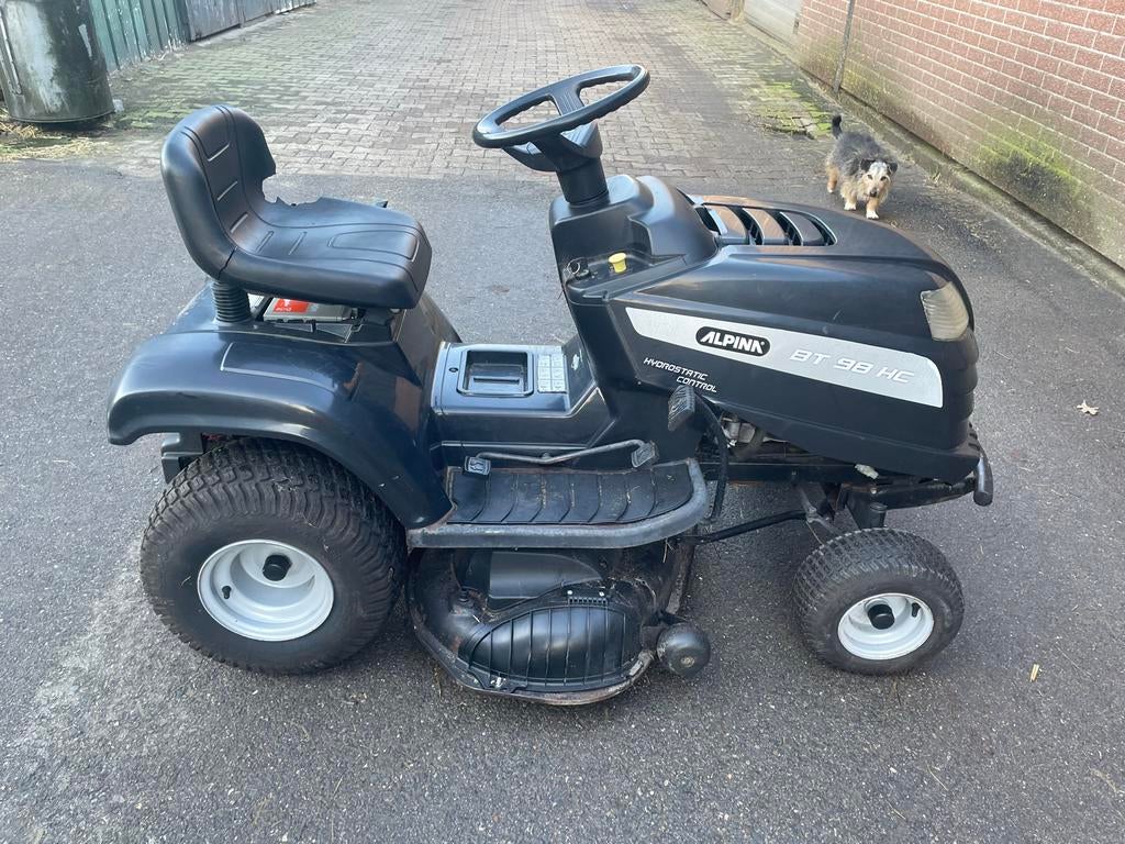 Alpina Zitmaaier BT 98 HC, Ophalen of Verzenden, Gebruikt, Elektrische starter, 90 tot 120 cm