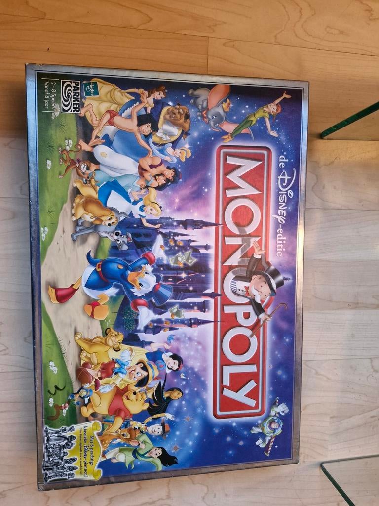 Monopoly Disney Editie - Compleet!, Parker, Gebruikt, Vijf spelers of meer, Ophalen of Verzenden