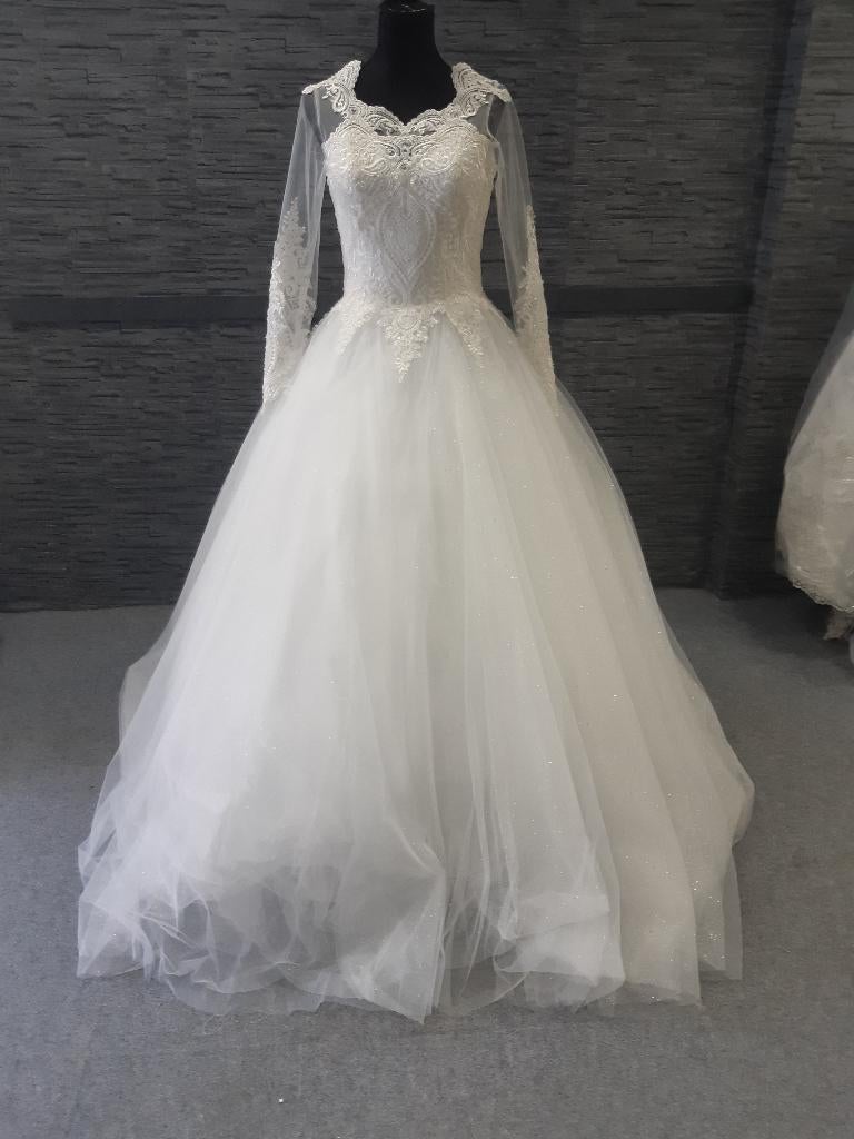 trouwjurk/trouwjurken/bruidsjurk maat 36/38, Trouwjurk, Overige kleuren, Nieuw, Ophalen of Verzenden