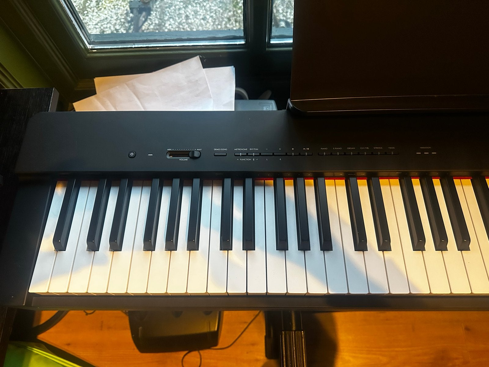 Foto 4 van Yamaha P-45 Digitale Piano “incl steun”- Zo goed als nieuw