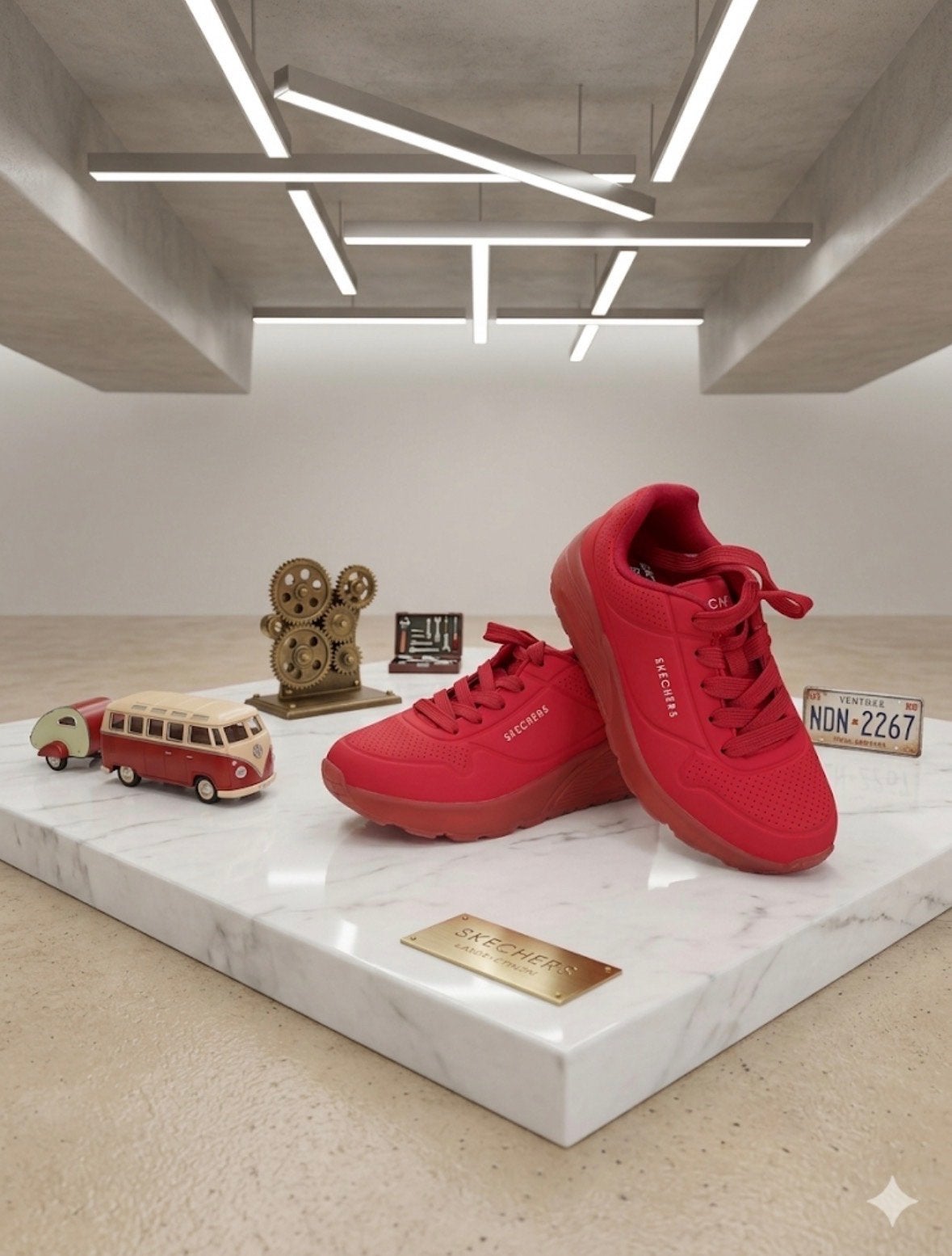 Skechers rode sneakers maat 27.5, Ophalen of Verzenden, Nieuw, Rood, Sneakers of Gympen