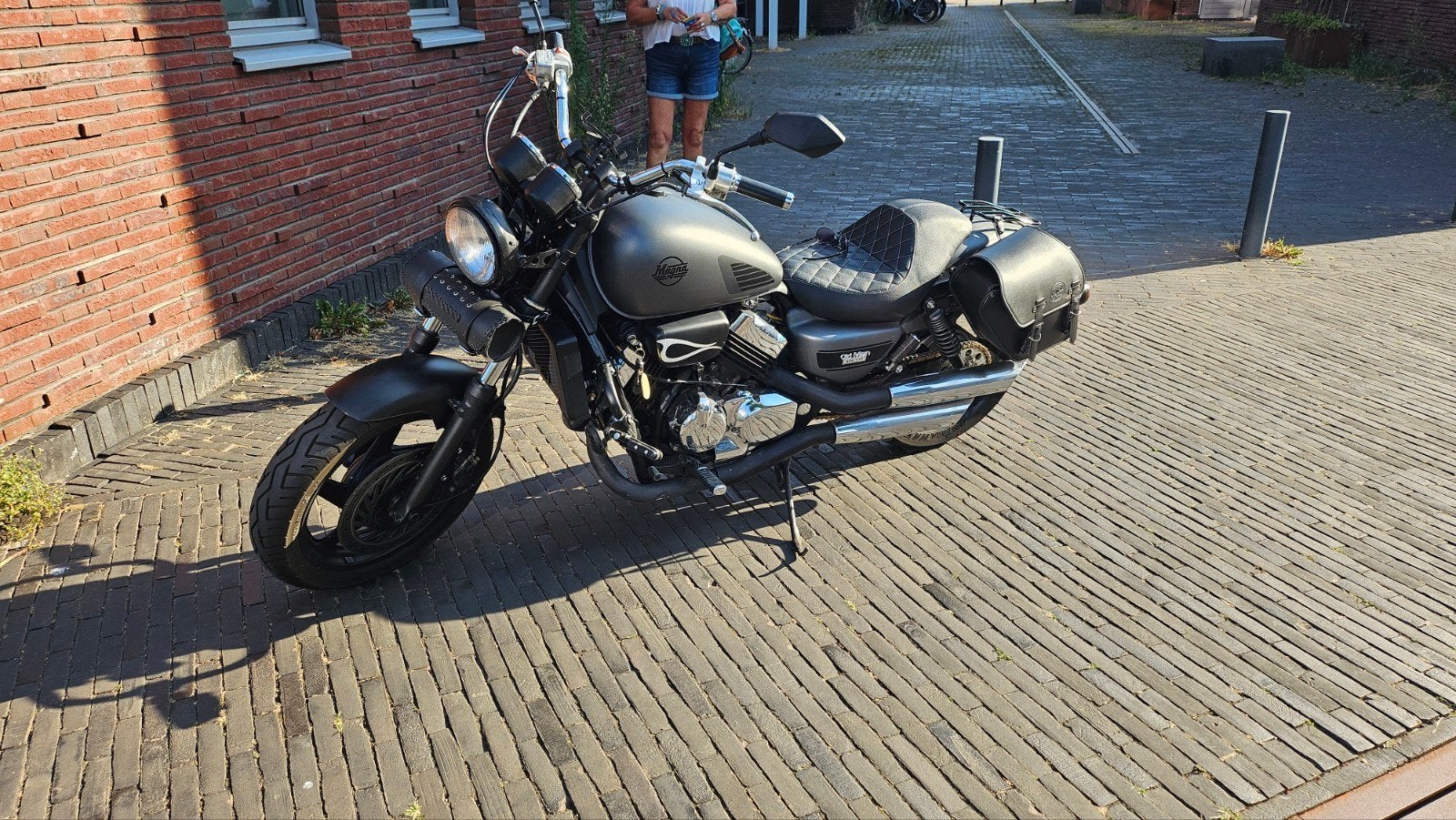 Honda Magna vf750c  Stoere Matgrijze  Chopper - Ideaal voor, 750 cc, 4 cilinders, Gebruikt, Particulier