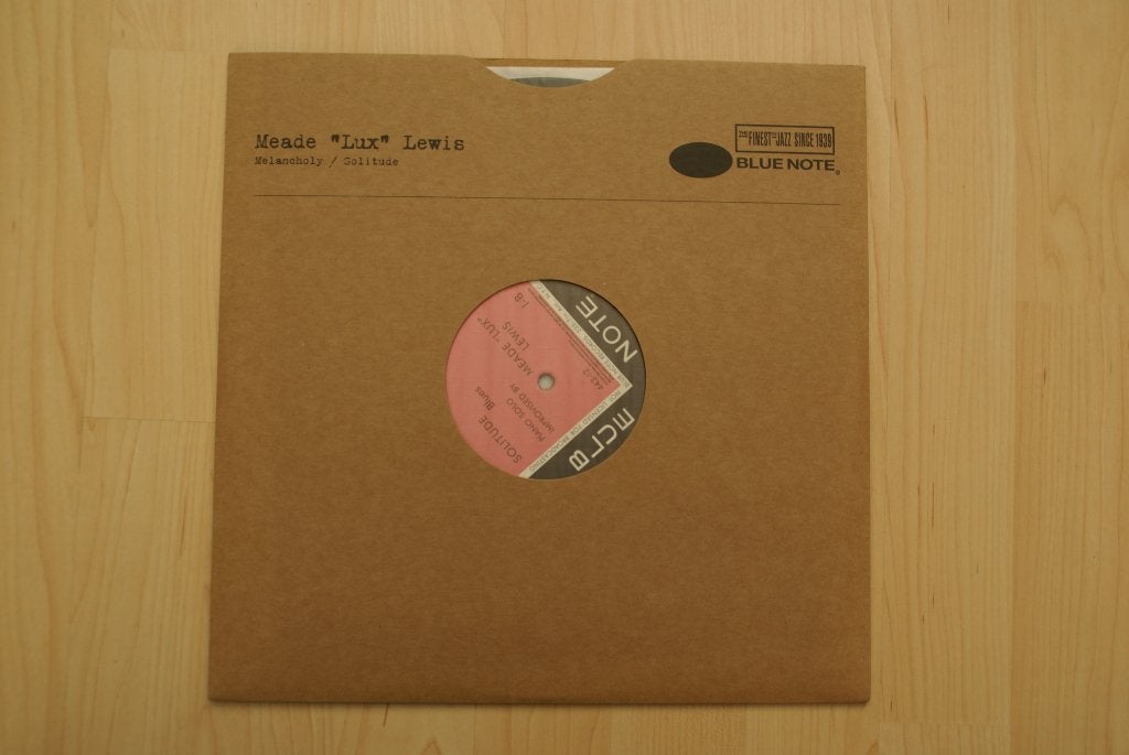 Blue Note Vinyl - Meade "Lux" Lewis, Melancholy / Solitude, Cd's en Dvd's, LP, Ophalen of Verzenden, Zo goed als nieuw, 12 inch