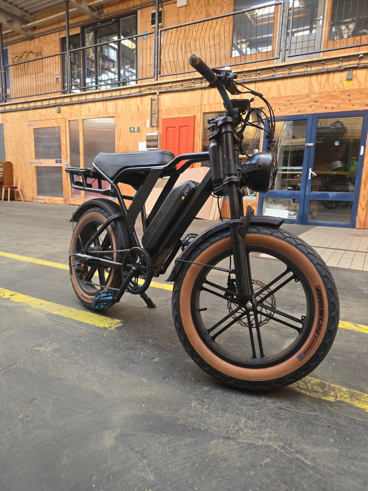 Stoere Fatbike met Custom Onderdelen, Fietsen en Brommers, Elektrische fietsen, Ophalen of Verzenden, Gebruikt, Overige merken