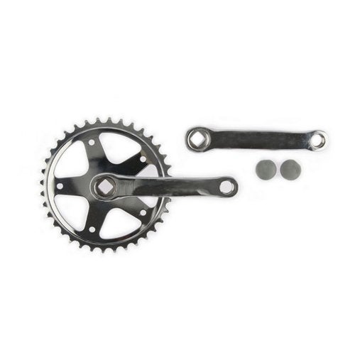 Crankstel 32 tanden 105mm spieloos chroom,ook 36,46 tand, Overige typen, Ophalen of Verzenden, Kinderfiets, Shimano