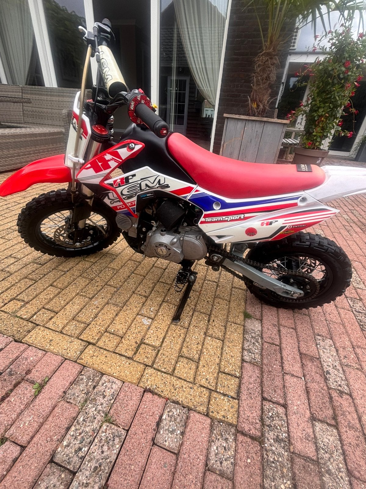 Lem crossmotor 110 cc 4 takt, Ophalen of Verzenden, Zo goed als nieuw, Pitbike