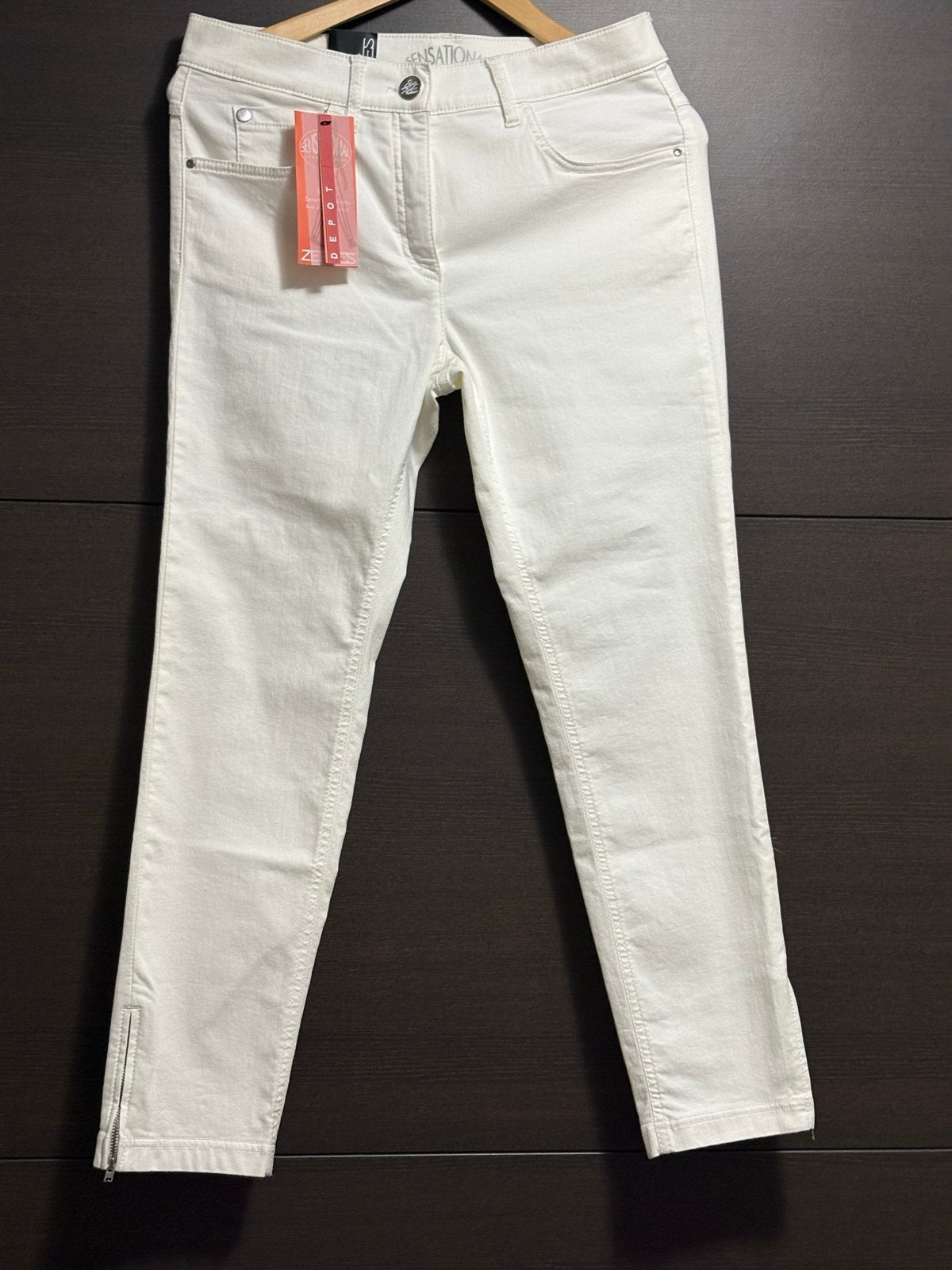 Nieuwe Zerres Sensational Twiggy Jeans - Maat 38, Maat 38/40 (M), Wit, Nieuw, Ophalen of Verzenden