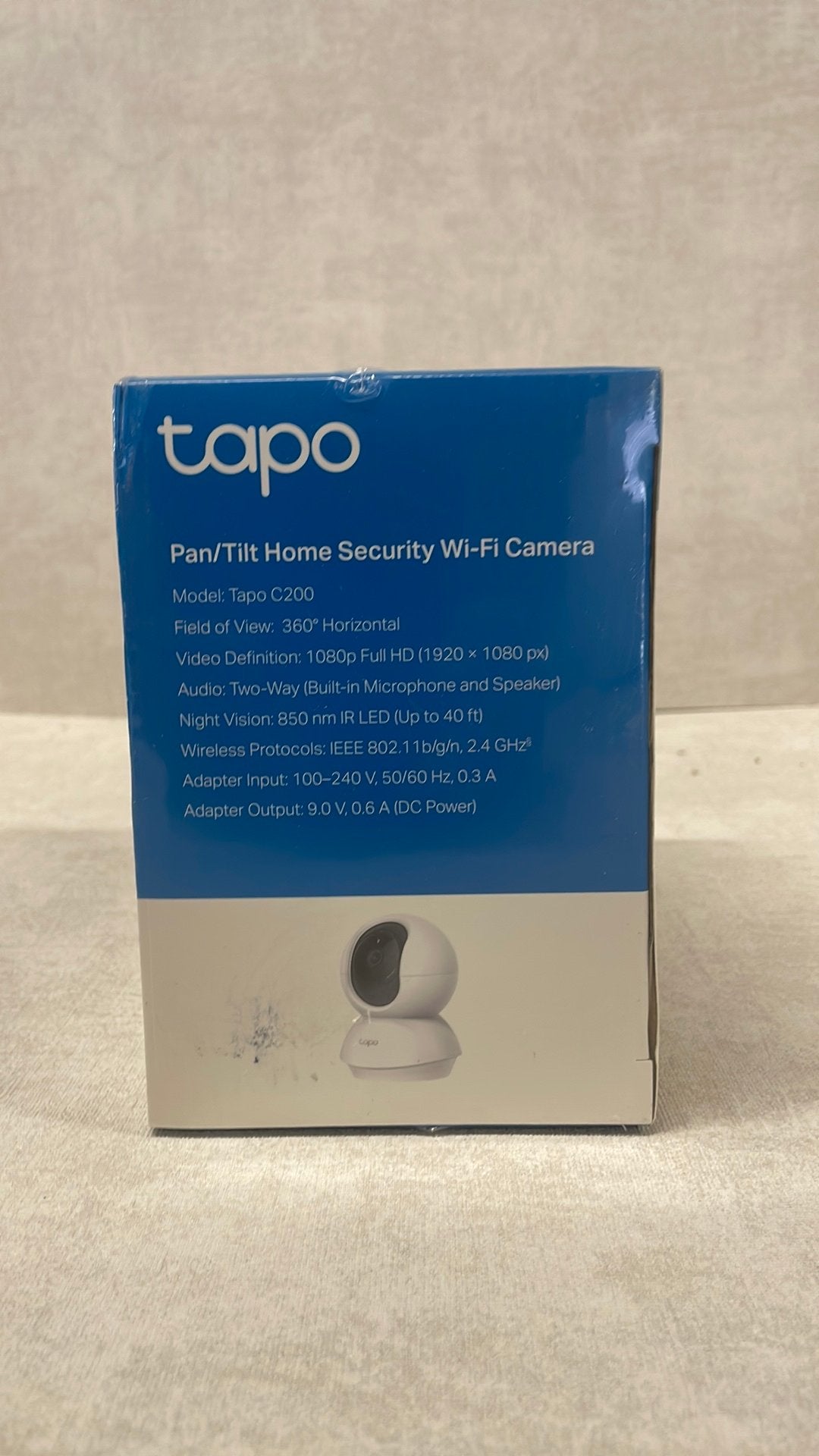 Tapo C200 Pan/Tilt Home Security Wi-Fi Camera 1080p Full HD, Binnencamera, Onbekend, Nieuw, Ophalen of Verzenden