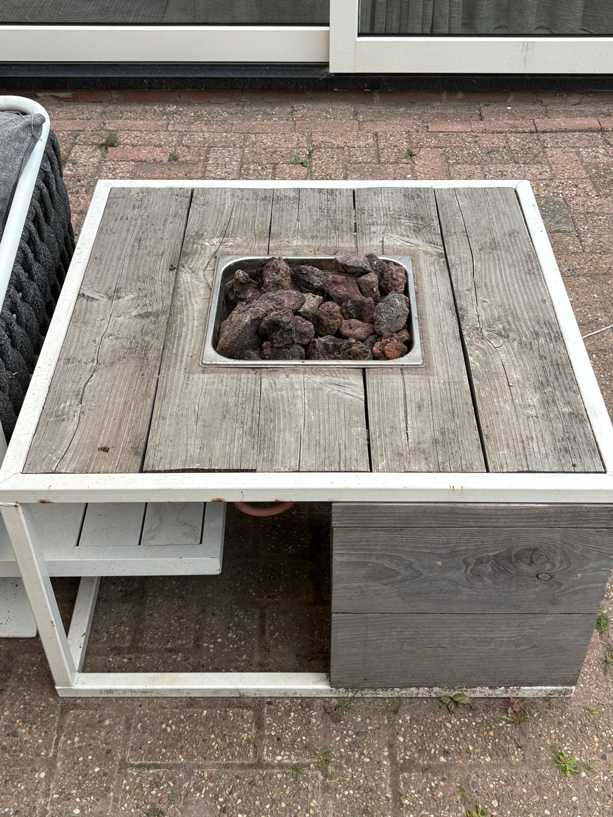 Vuurtafel op gas - Gezellige warmte voor buiten, Ophalen, Gebruikt
