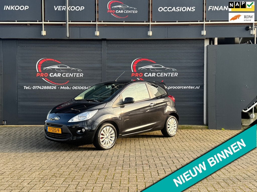 Ford Ka 1.2 Titanium X start/stop AIRCO| EL.RAMEN|LMV| NAP|, Auto's, Ford, Voorwielaandrijving, Euro 5, Stof, Gebruikt