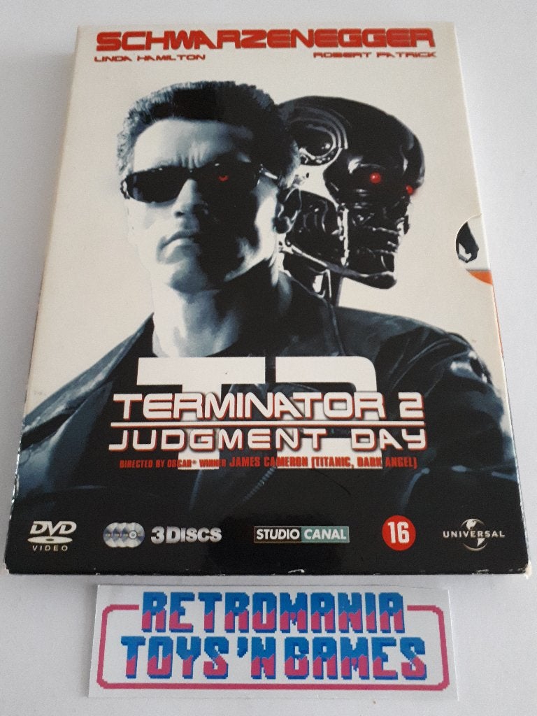 dvd actie - terminator 2 judgement day boxset (3cd), Vanaf 16 jaar, Verzenden, Zo goed als nieuw