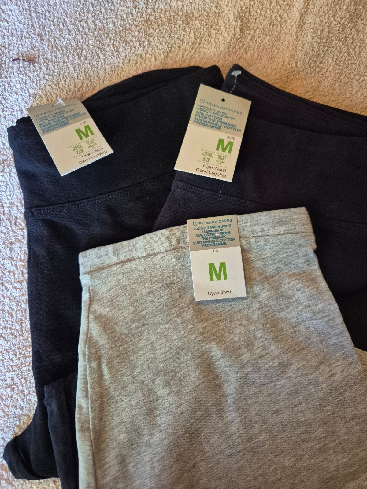 3 nieuwe Primark leggings, Ophalen of Verzenden, Nieuw, Zwart, Legging