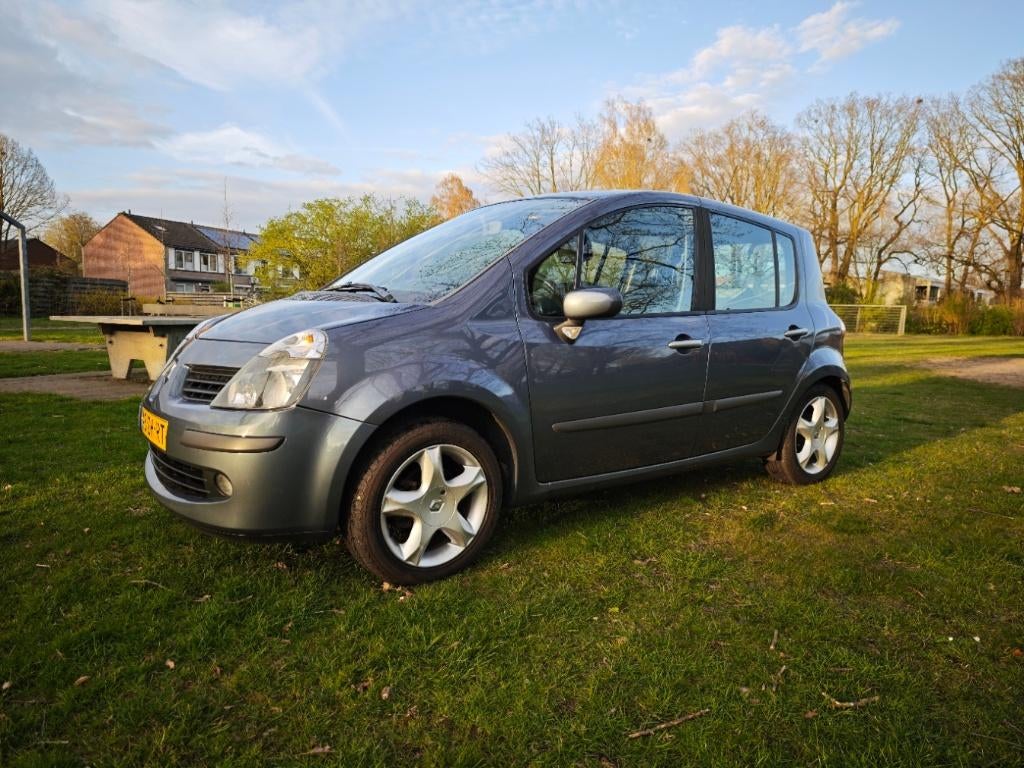 Renault Modus 1.2 TCE 74KW 2008 Blauw, Auto's, Voorwielaandrijving, Euro 5, Zwart, 4 cilinders