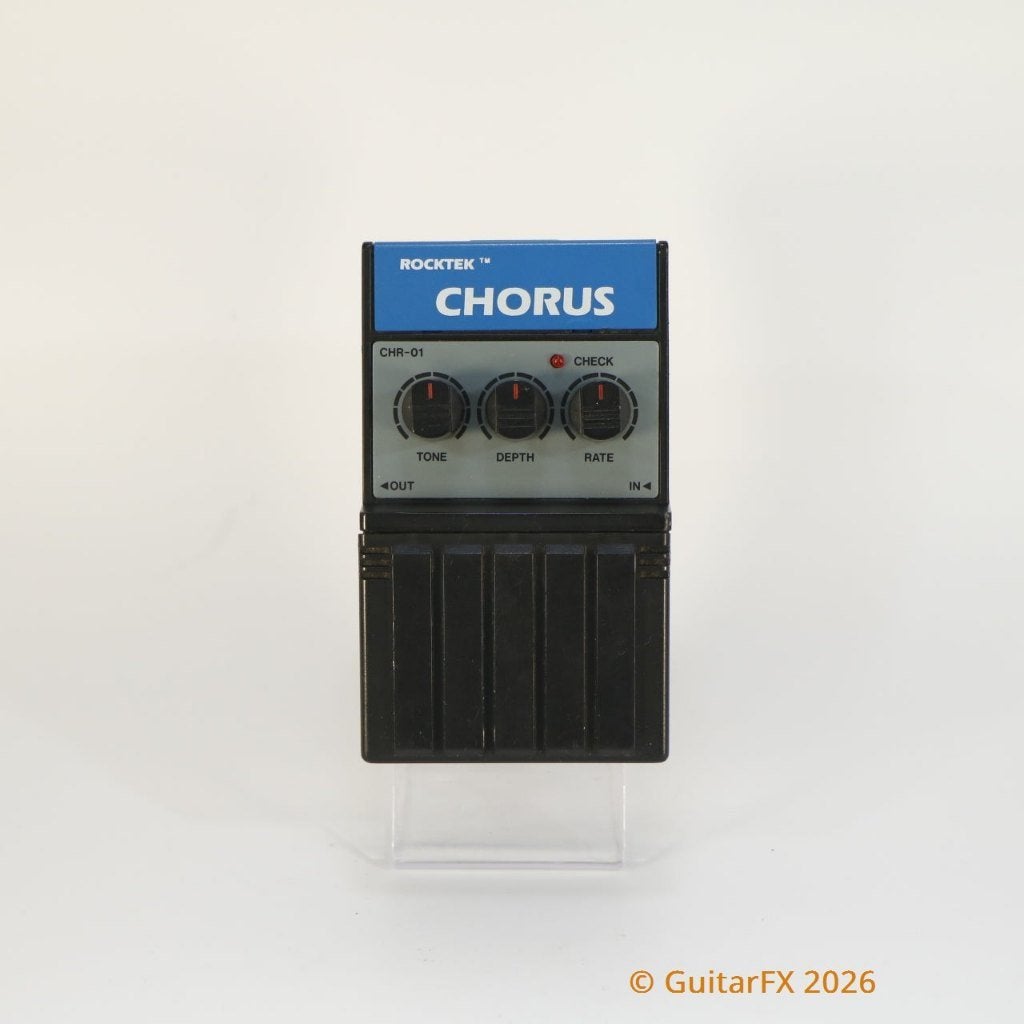 Rocktek CHR-01 Chorus (analoog, MN3102 MN3207 BBD Chipset, V, Gebruikt, -, -, Chorus