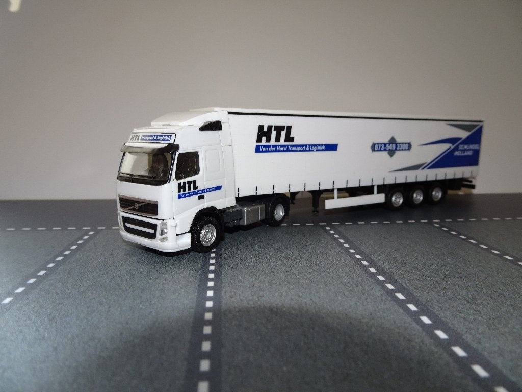 84 herpa volvo fh htl van der horst schijndel 1:87 truck, Ophalen of Verzenden, Zo goed als nieuw, Bus of Vrachtwagen, Herpa