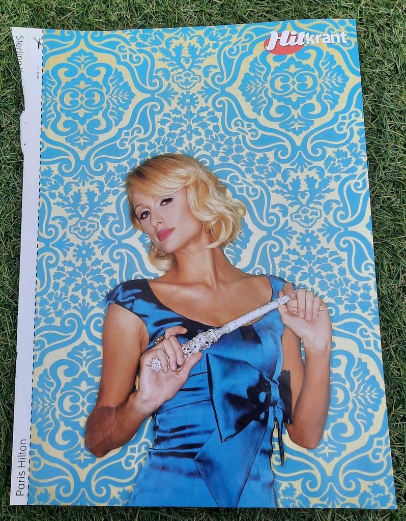 Poster A4 Hitkrant 2009 Paris Hilton / Amanda Seyfried, Verzamelen, A4 of kleiner, Ophalen of Verzenden, Film en Tv, Rechthoekig Staand