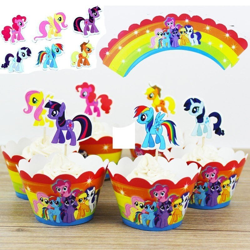 Diverse Leuke MY LITTLE PONY Taartdecoraties vanaf € 5,50, Verzenden, Nieuw, Taarten of Cupcakes, Versiering