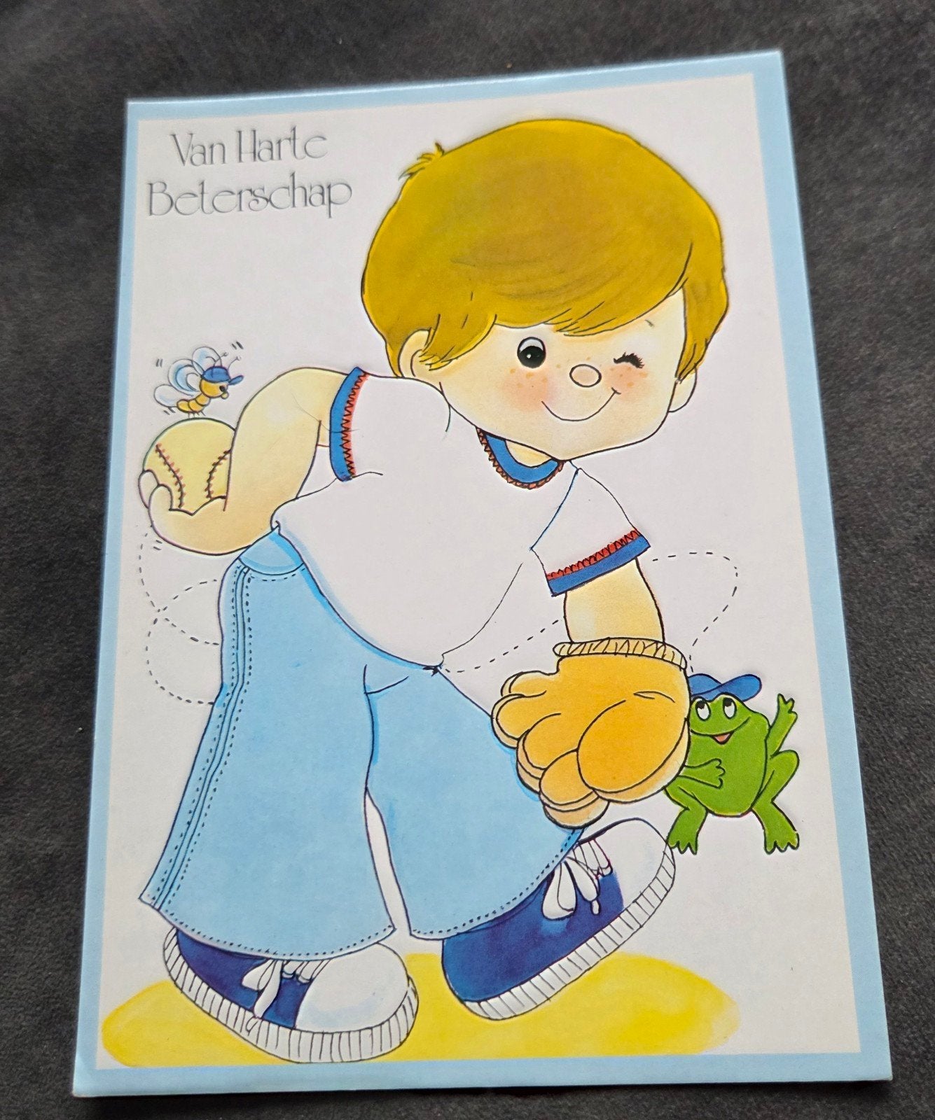 Jongen Honkbal -  Norcross, Verzamelen, Ansichtkaarten | Themakaarten, Ongelopen, 1960 tot 1980, Kinderen, Verzenden