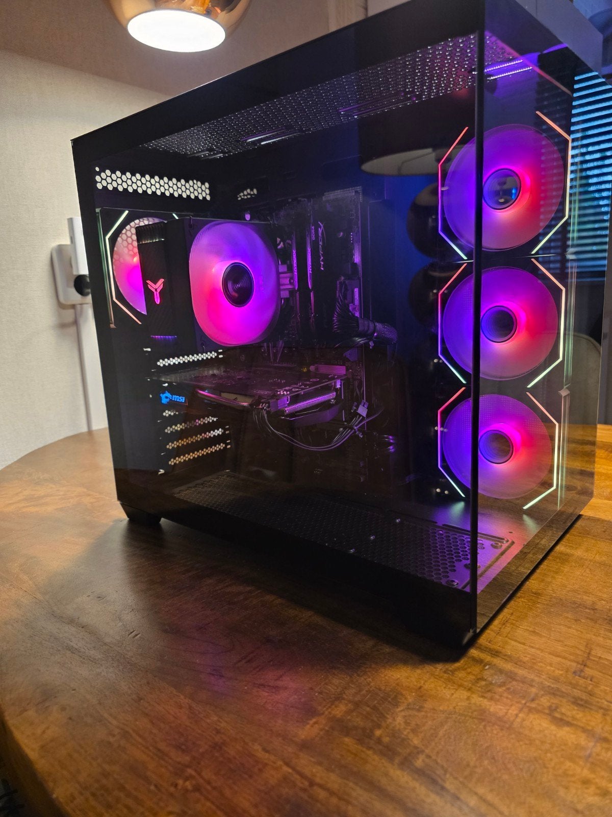 GAMEPC/I7-7700/16GB/SSD/1,5TB/W11/GTX1050ti/, Zelf gebouwde pc, Ophalen of Verzenden, Zo goed als nieuw, Gaming