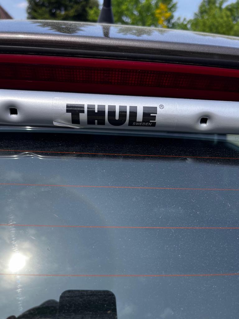 Thule Clipon fietsdrager voor 3 fietsen - Achterklepdrager, Auto diversen, Fietsendragers, Gebruikt, Achterklepdrager, 3 fietsen of meer