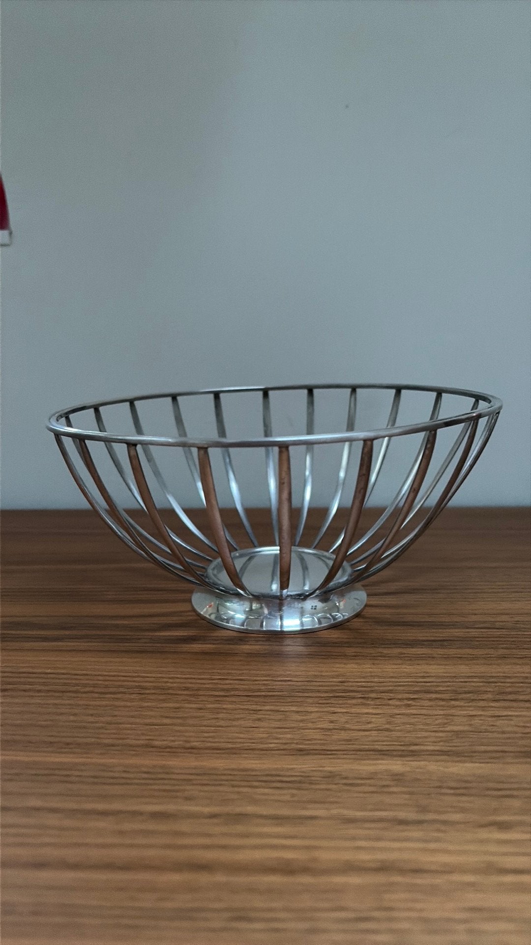 Keltum verzilverde broodmand of fruitmand, Antiek en Kunst, Antiek | Goud en Zilver, Ophalen of Verzenden, Zilver