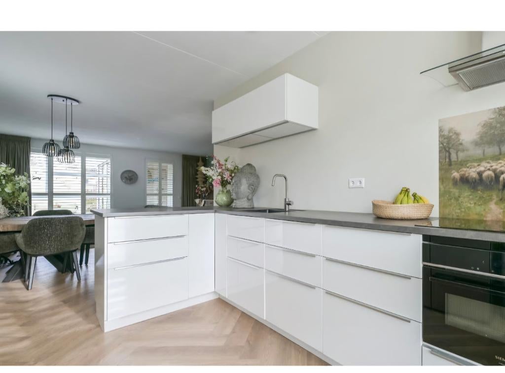 Te koop witte keuken, Huis en Inrichting, Keuken | Complete keukens, Ophalen, Wit, Overige typen, Zo goed als nieuw