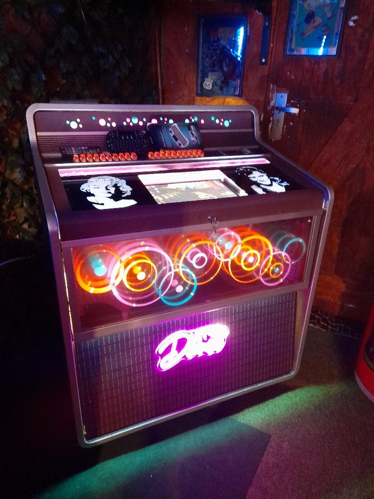 mooie kleine wurlitzer jukebox ombouw digitaal, Verzamelen, Automaten | Jukeboxen, Ophalen, Zo goed als nieuw, 1950 tot 1960, Seeburg