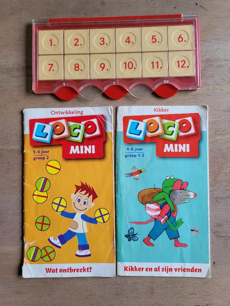 loco Mini loco doos met 2 boekjes 4-6 jaar, Ophalen of Verzenden, Gebruikt