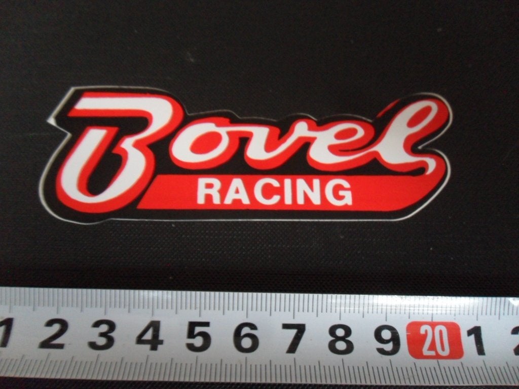 sticker BOVEL  Racing, Ophalen of Verzenden, Zo goed als nieuw