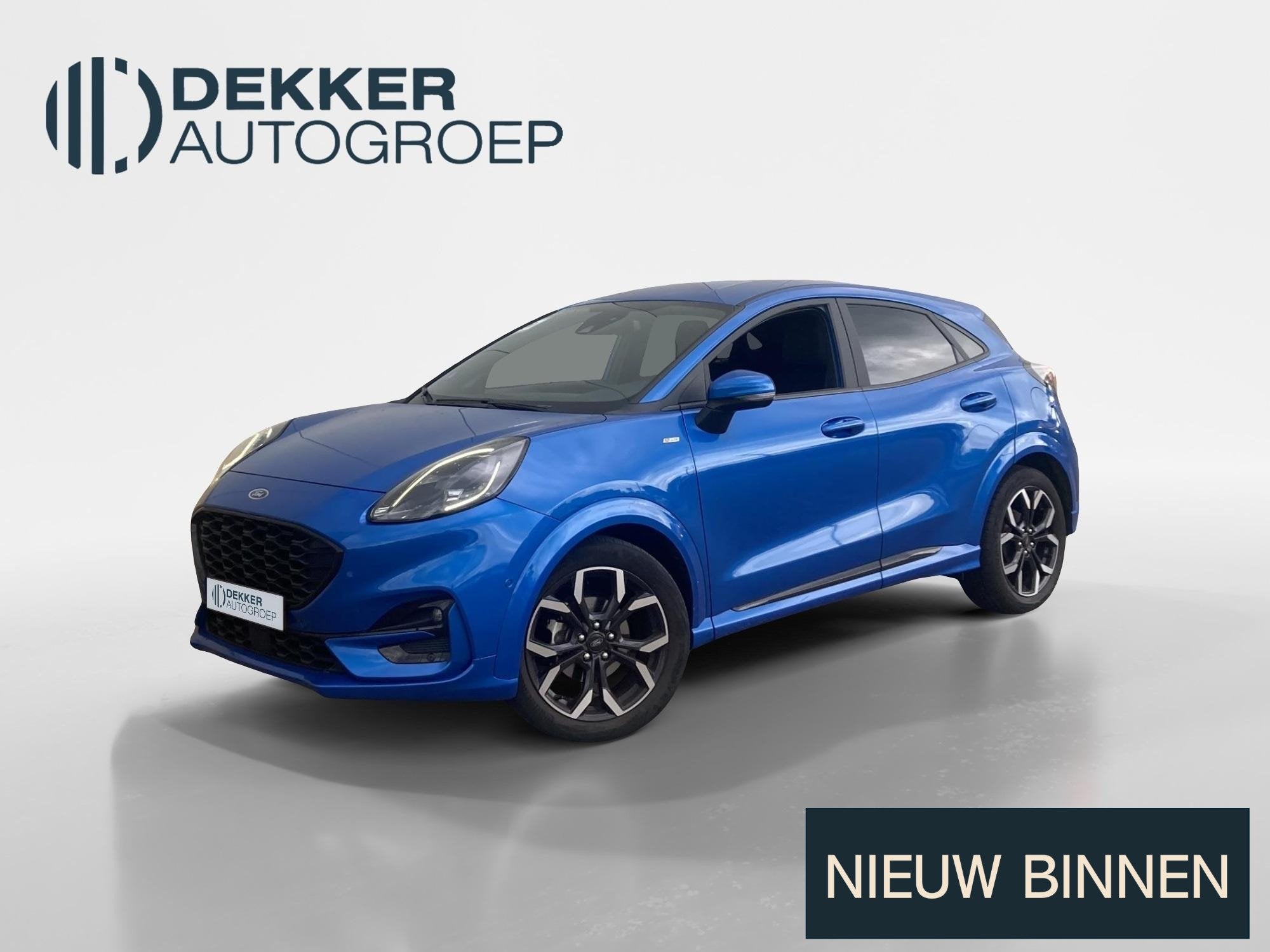 Ford Puma 1.0 EcoBoost Hybrid 125 pk ST-Line X B&O Premium A, Auto's, Voorwielaandrijving, 125 pk, Blauw, Origineel Nederlands