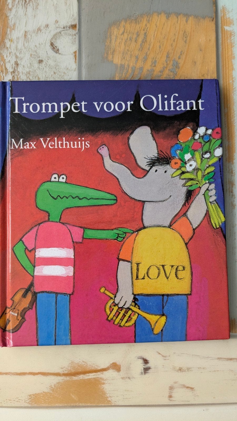 Max Velthuijs - Trompet voor Olifant, Boeken, Ophalen of Verzenden, Zo goed als nieuw, Max Velthuijs