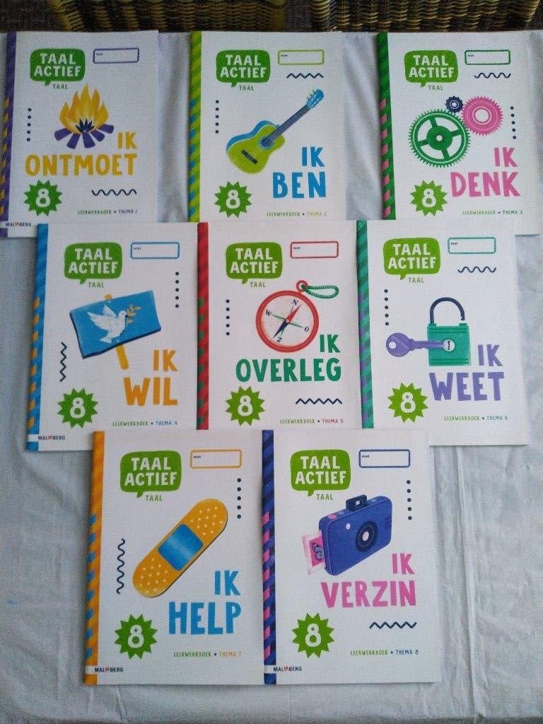 Taal actief Leerwerkboek -Groep 8- thema 1 t/m 8 voor €40,00, Boeken, Ophalen of Verzenden, Nieuw, Overige niveaus, Nederlands