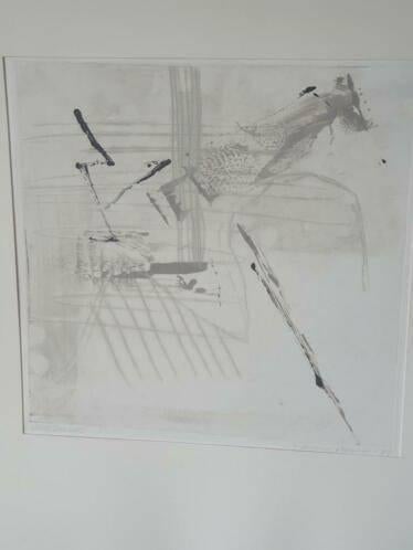Ets Willem Beeuwkes droge naald monoprint 1 /1 !!!, Ophalen