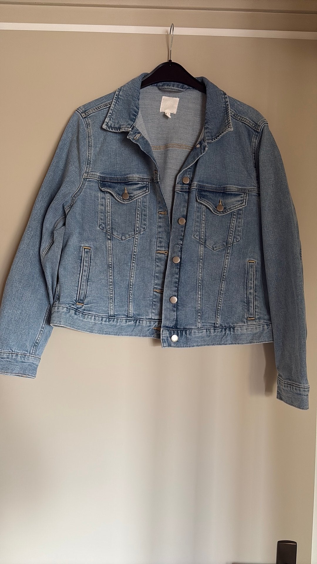 H&M spijkerjas dames maat 50, Ophalen of Verzenden, Nieuw, Maat 46/48 (XL) of groter, Blauw