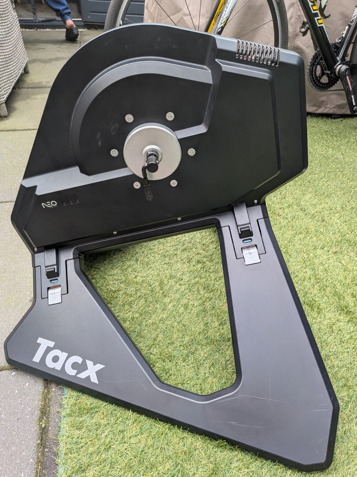 Tacx T2800 Neo Smart fietstrainer met accessoires, Ophalen of Verzenden, Gebruikt, Overige typen